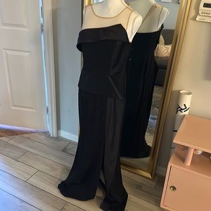 Black party formal dress , new ,